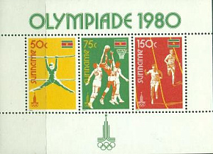 Суринам, Олимпиада 1980, блок